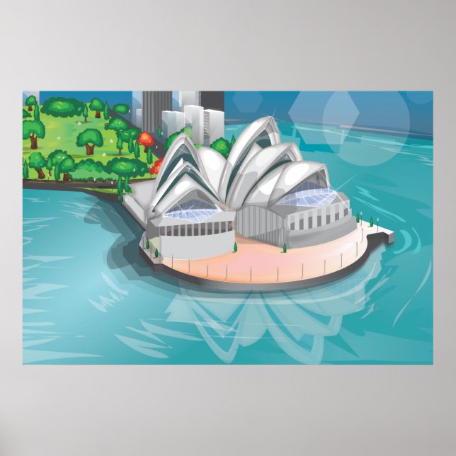 Das Sydney Opera House Poster (Vorne)
