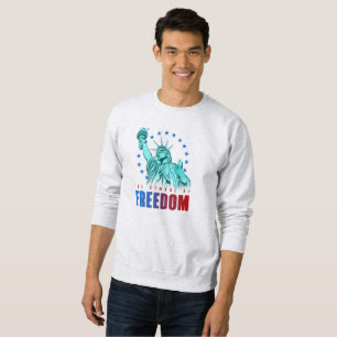 Das Symbol der Freiheit   Männerpullover Sweatshirt