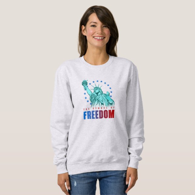Das Symbol der Freiheit | Sweatshirt (Vorne ganz)