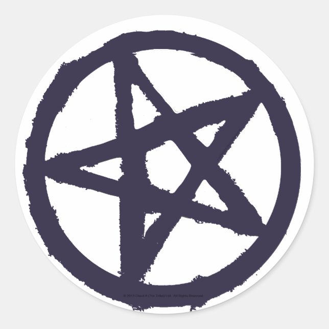 Das Symbol der Mall Rats-Stämme Runder Aufkleber (Vorderseite)