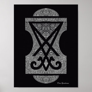 Das Symbol des Luzifer Poster