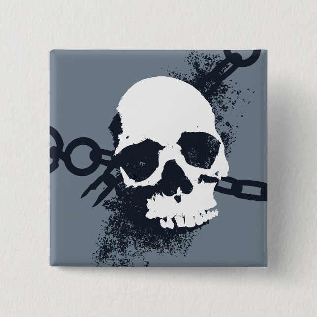 Das Symbol des Nekromanten Button (Vorderseite)