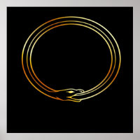 Das Symbol Ouroboros Schlange