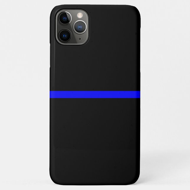 Das symbolische Thin Blue Line-Konzept Case-Mate iPhone Hülle (Rückseite)