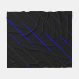 Das symbolische Thin Blue Line-Konzept Fleecedecke