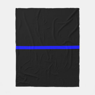 Das symbolische Thin Blue Line-Konzept Fleecedecke