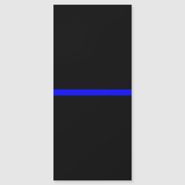 Das symbolische Thin Blue Line-Konzept Magnetkarte (Vorderseite)