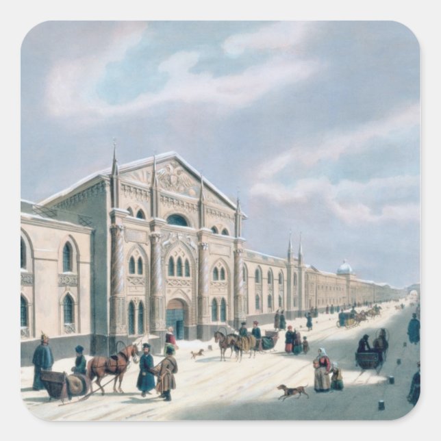 Das Synodal-Druckhaus Quadratischer Aufkleber (Vorderseite)