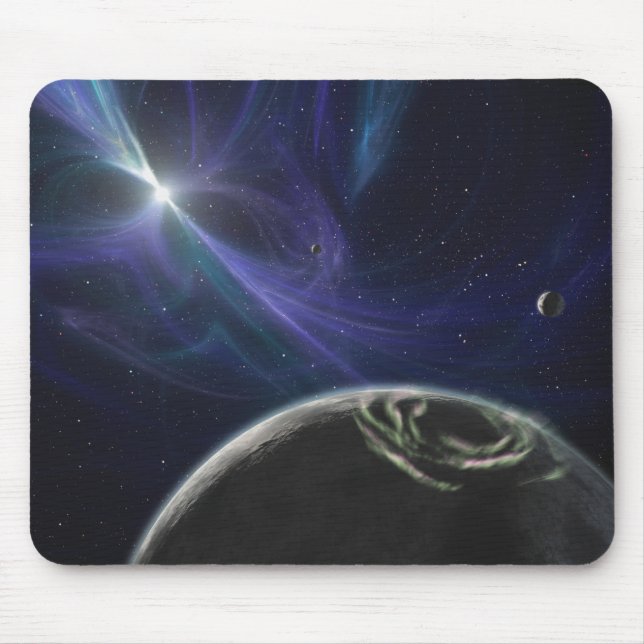 Das System des pulsaren Planeten Mousepad (Vorne)