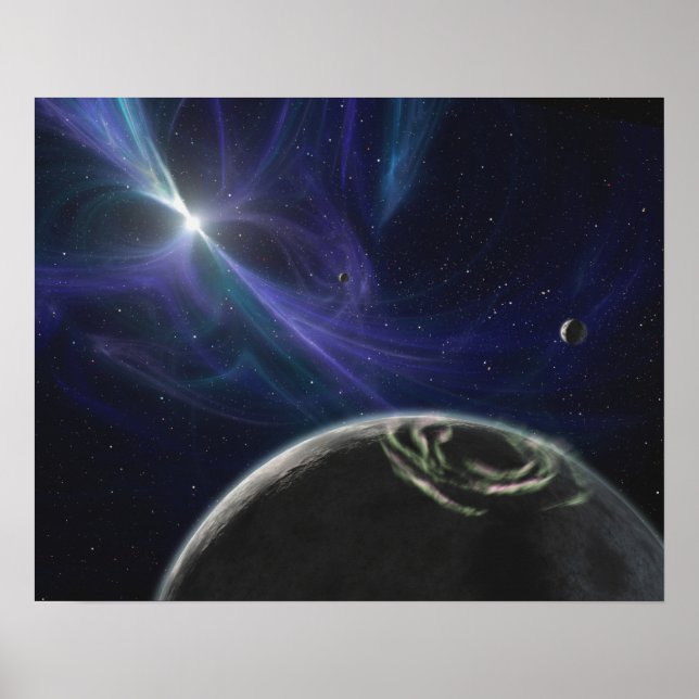 Das System des pulsaren Planeten Poster (Vorne)