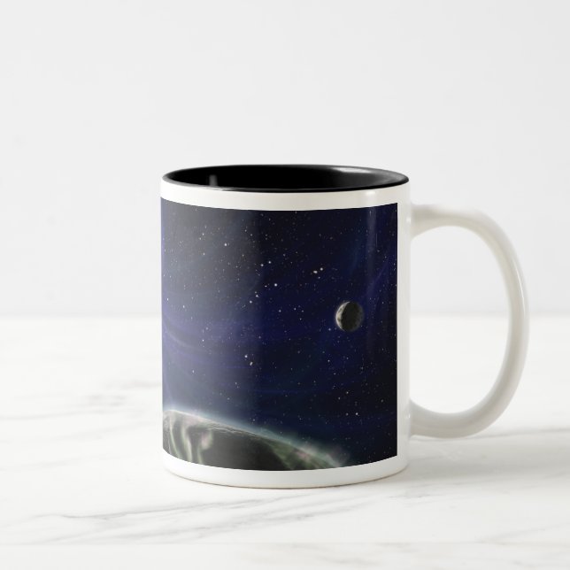 Das System des pulsaren Planeten Zweifarbige Tasse (Rechts)