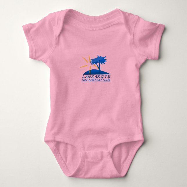 Das t Lanzaroteinfo-Babys Baby Strampler (Vorderseite)