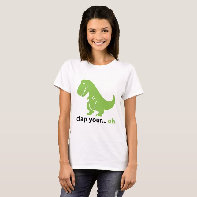 "Das T-Rex" der Frauen grundlegender T - Shirt (Vorne ganz)