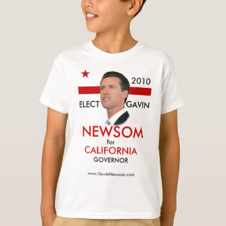 Das T-Shirt 2010 Kindes Gavin Newsom