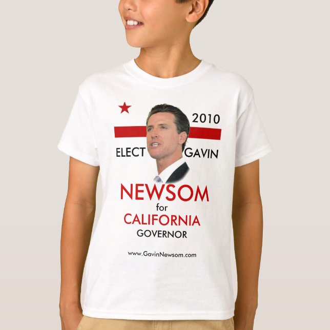 Das T-Shirt 2010 Kindes Gavin Newsom (Vorderseite)