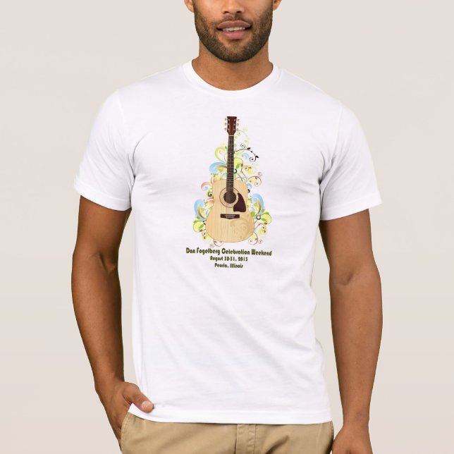 Das T-Shirt 2013 der Gitarren-Entwurfs-Männer (Vorderseite)