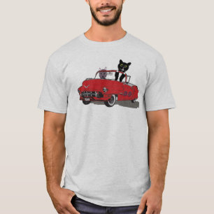 Das T-Shirt 2 Katzen-Freude-Reitmänner