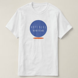 Das T-Shirt Abstimmungs-der blauen