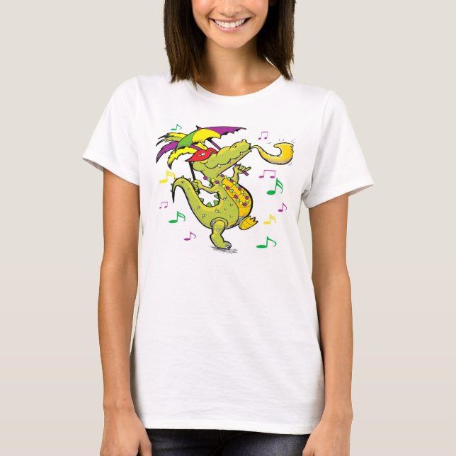 Das T-Shirt der Alligatorkarneval-Frauen (Vorderseite)