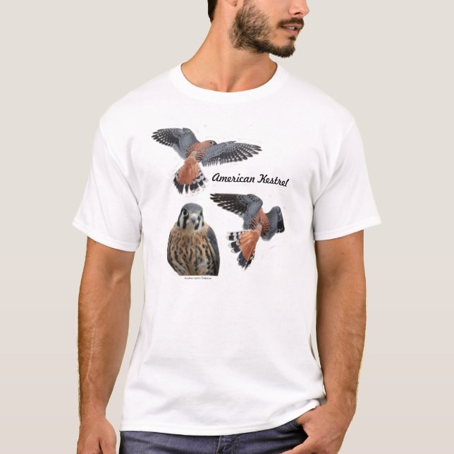 Das T-Shirt der amerikanischen Kestrel-Männer (Vorderseite)