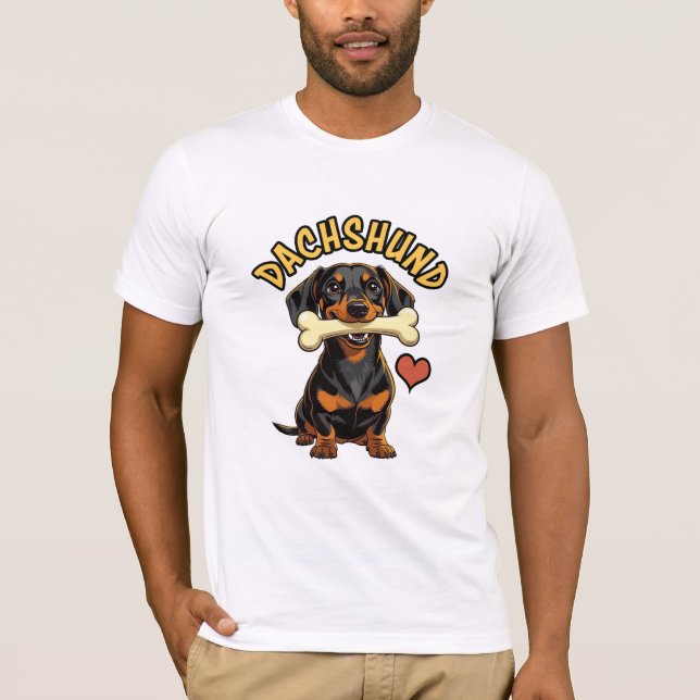 Das T-Shirt der Badger-Jäger-Dackel (Vorderseite)