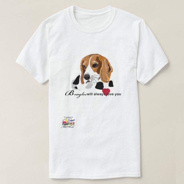 Das T-Shirt der Beagle-Männer (Design vorne)