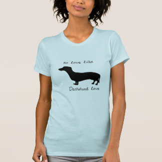 Das T-Shirt der Dachsund-Liebe-Frauen