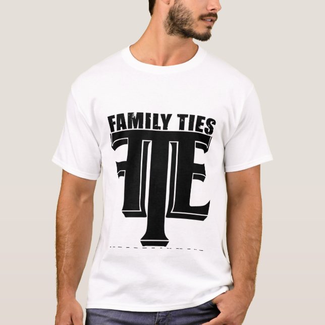 Das T-Shirt der Familien-Krawatten-Männer (Vorderseite)