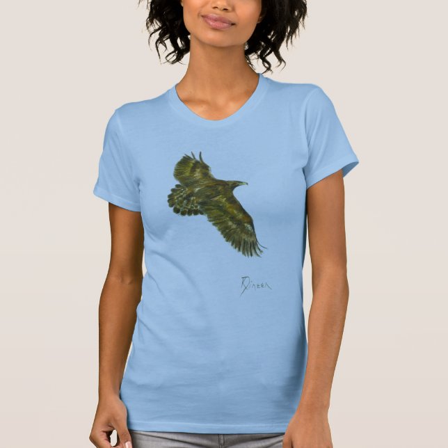 Das T-Shirt der goldener Adler-Frauen (Vorderseite)