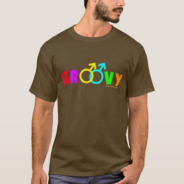 Das T-Shirt der Groovy Männer (Vorderseite)