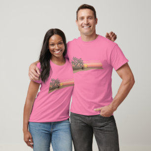 Das T-Shirt der großen Sonnenuntergang-Männer