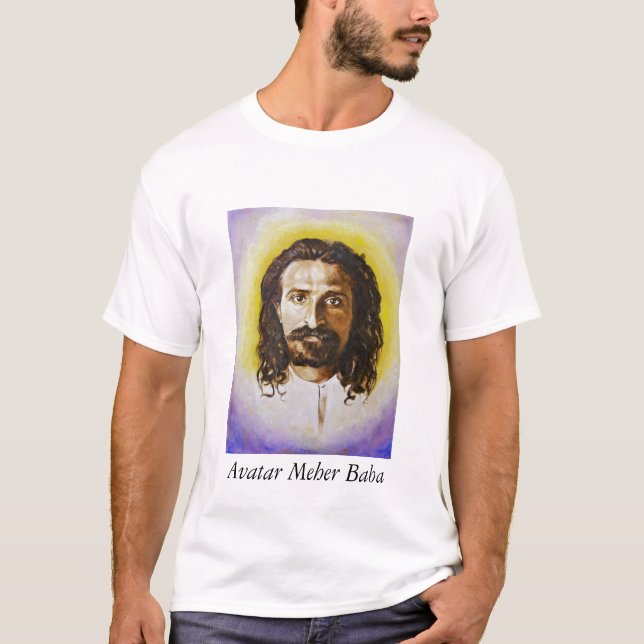 das T-Shirt der Männer mit Porträt von Avatara (Vorderseite)