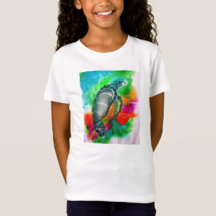 das T-Shirt der Meeresschildkrötekinder, Maui,