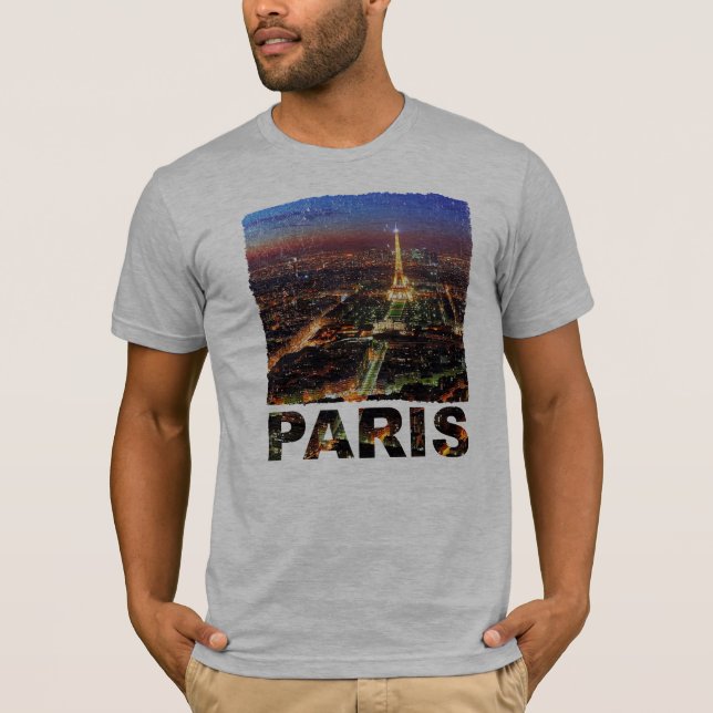 Das T-Shirt der Paris-Entwurfs-Männer (Vorderseite)