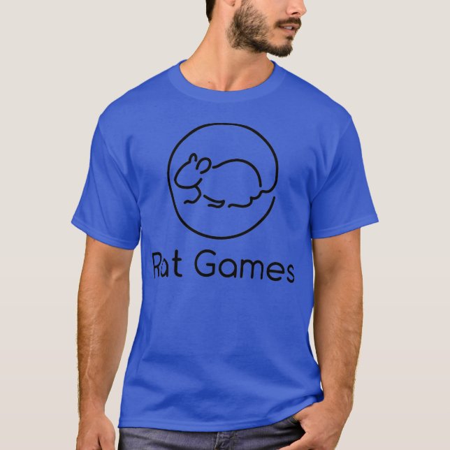 Das T-Shirt der Ratten-Spiel-Männer (Vorderseite)
