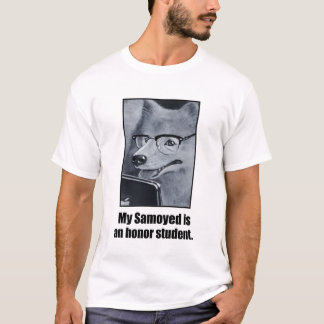 Das T-Shirt der Samoyed-Hundeehrenstudenten-Männer