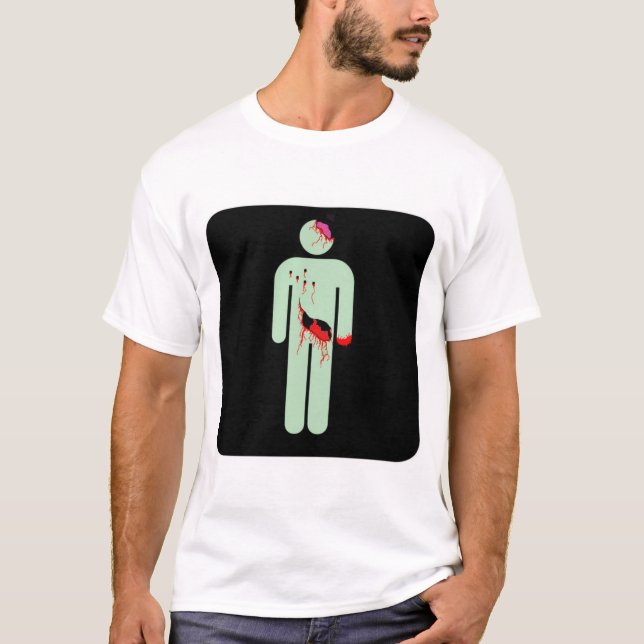 Das T-Shirt der schwarzen Männer des (Vorderseite)