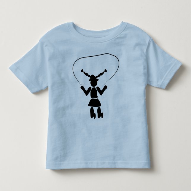 Das T-Shirt der Seilspringen-Kinder (Vorderseite)