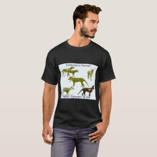Das T-Shirt der tasmanischen Tigerthylacine-Männe