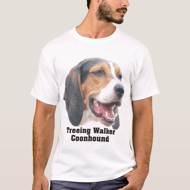 Das T-Shirt der Treeing Wanderercoonhound-Männer (Vorderseite)