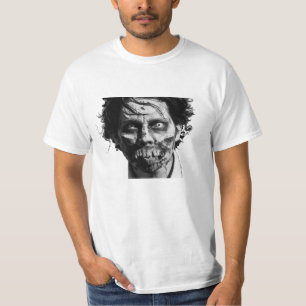 Das T-Shirt der Zombie-Gesichts-Männer