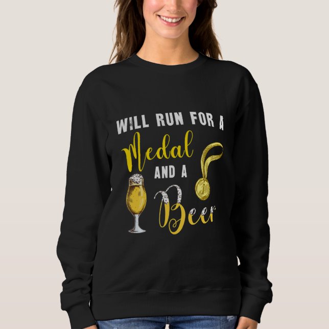 Das T-Shirt des Hinderniskurses wird für eine Meda Sweatshirt (Vorderseite)