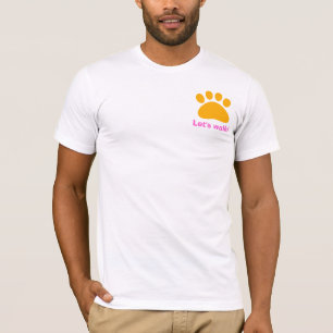 Das T-Shirt des Hundewanderers