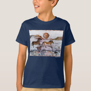 Das T-Shirt des PMACarlsonHorse Petroglyphe-Kindes