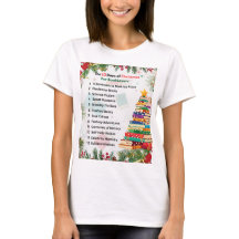 Das T-Shirt 'Die 12 Tage Weihnachten' | Literarisc