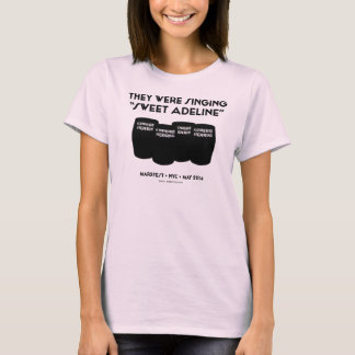 Das T-Shirt Frauen "süßer Adeline" (erblassen Sie