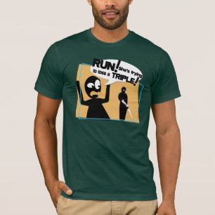 Das T-Shirt "gefährlicher der Gewehr-Wurf-" Männ