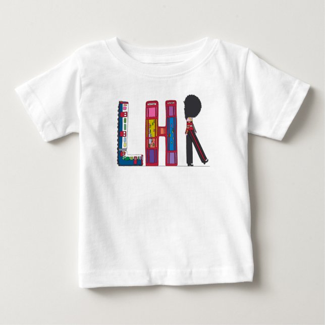 Das T-Shirt | LONDON, GB (LHR) des Babys (Vorderseite)