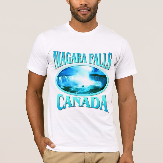 Das T-Shirt Männer Niagara Falls Kanada (Vorderseite)