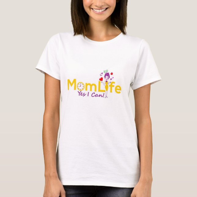 Das T-Shirt MomLife Frauen (Vorderseite)